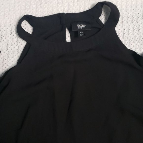 Mossimo Black Cold Shoulder Blouse - Picture 3 of 3